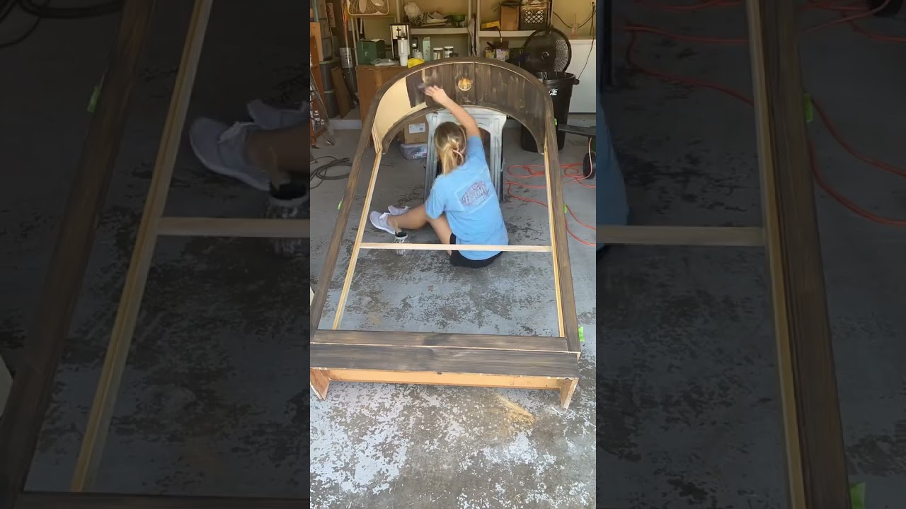 Make full-time money creating content and flipping furniture! + Arched cabinet reveal #partner