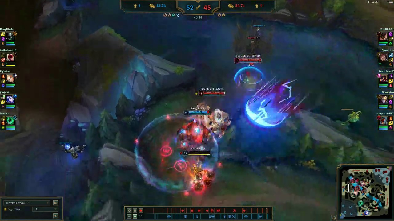 S10 Silver Lux Pentakill against fed enemy team