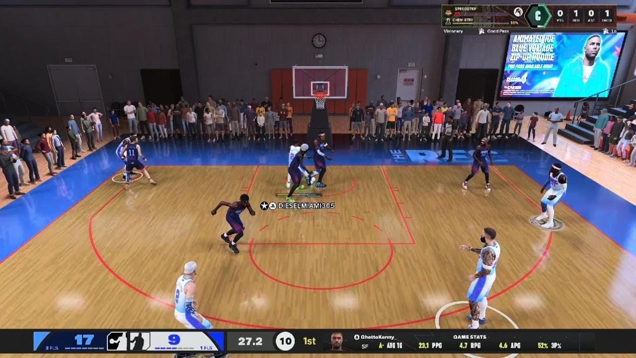 NBA 2K26. 6'8 SG Lebron James 2 Way Off-Screen Shooter Build. Solo Rec Gameplay Highlights.