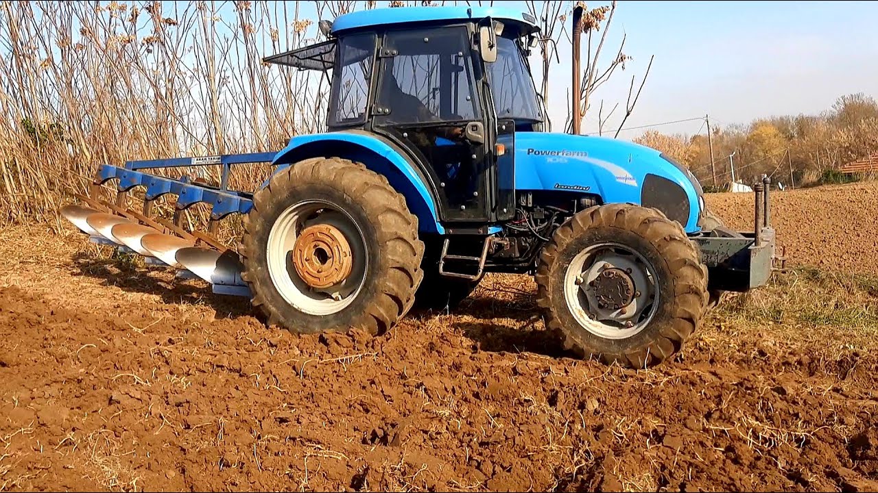 LANDİNİ POWERFARM 105 \\ Pulluk performansı!