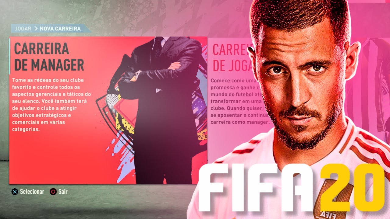JOGUEI o MODO CARREIRA do FIFA 20 em 2025