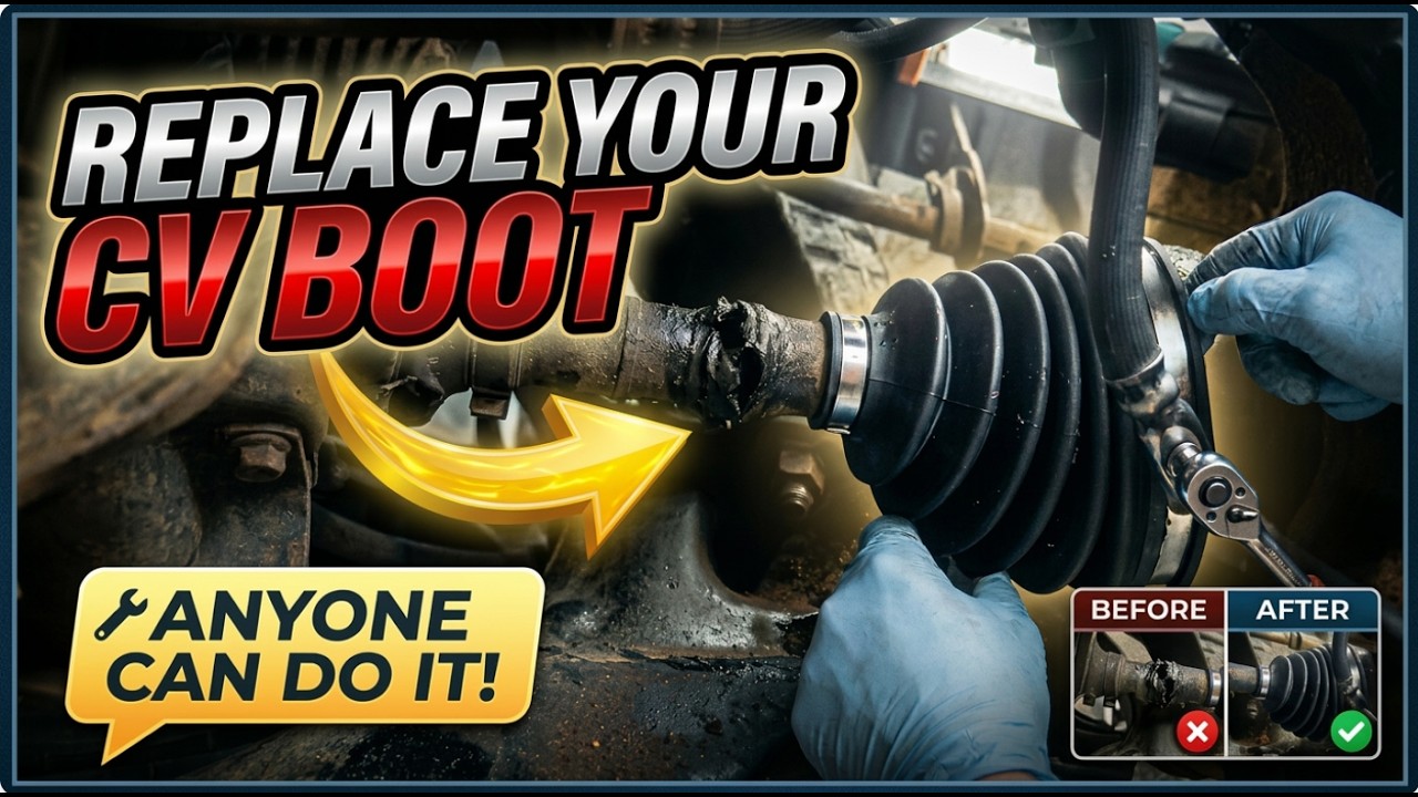 DON'T PAY A MECHANIC!! Fix Your CV Boot Yourself | Isuzu Dmax 2012