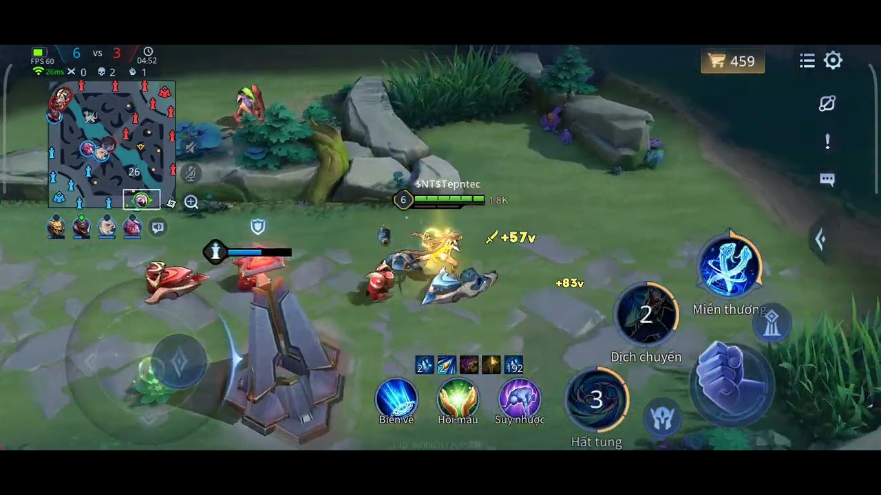 Đầu game íu cuối game mạnh