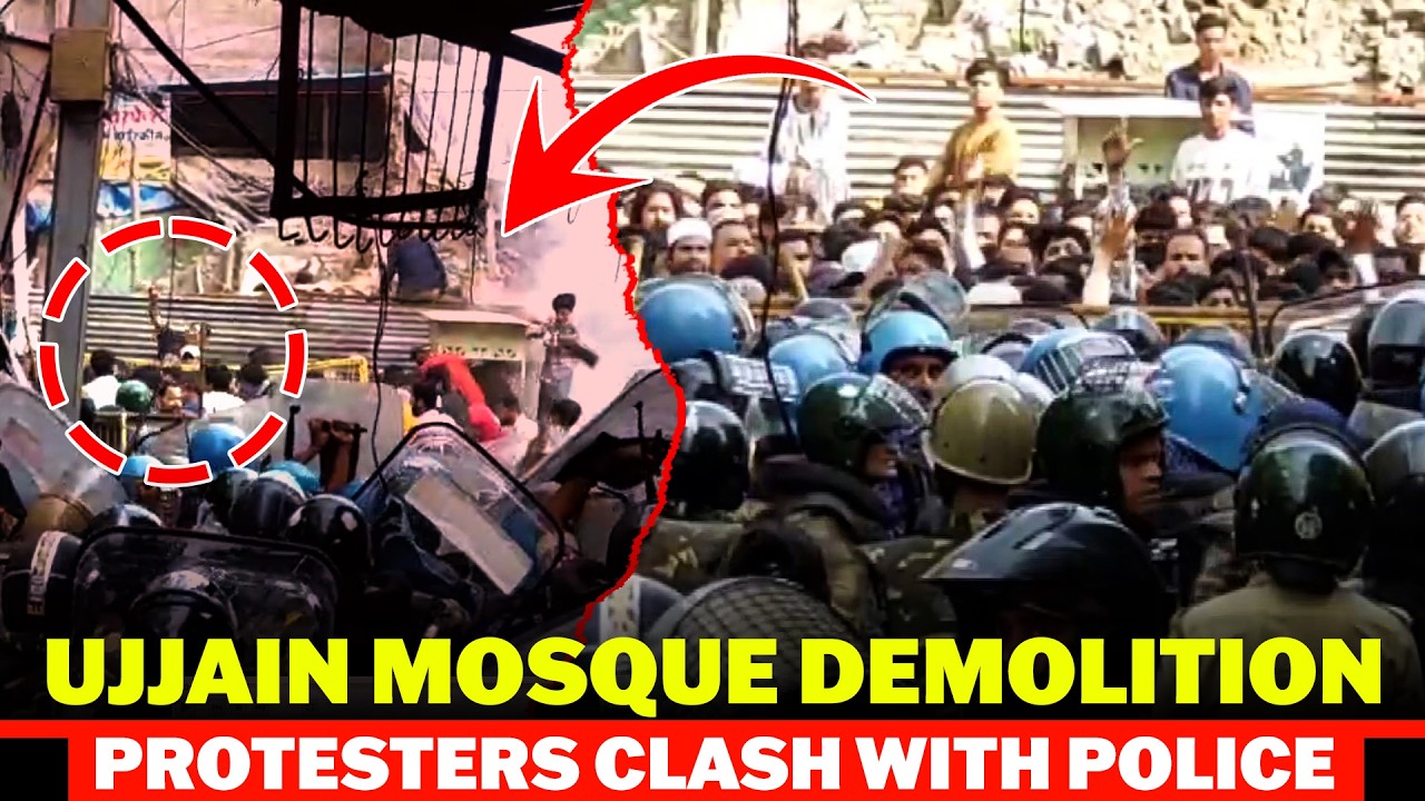 Ujjain mosque demolition: Group of people clashes with Police in Ujjain, HC to hear matter today