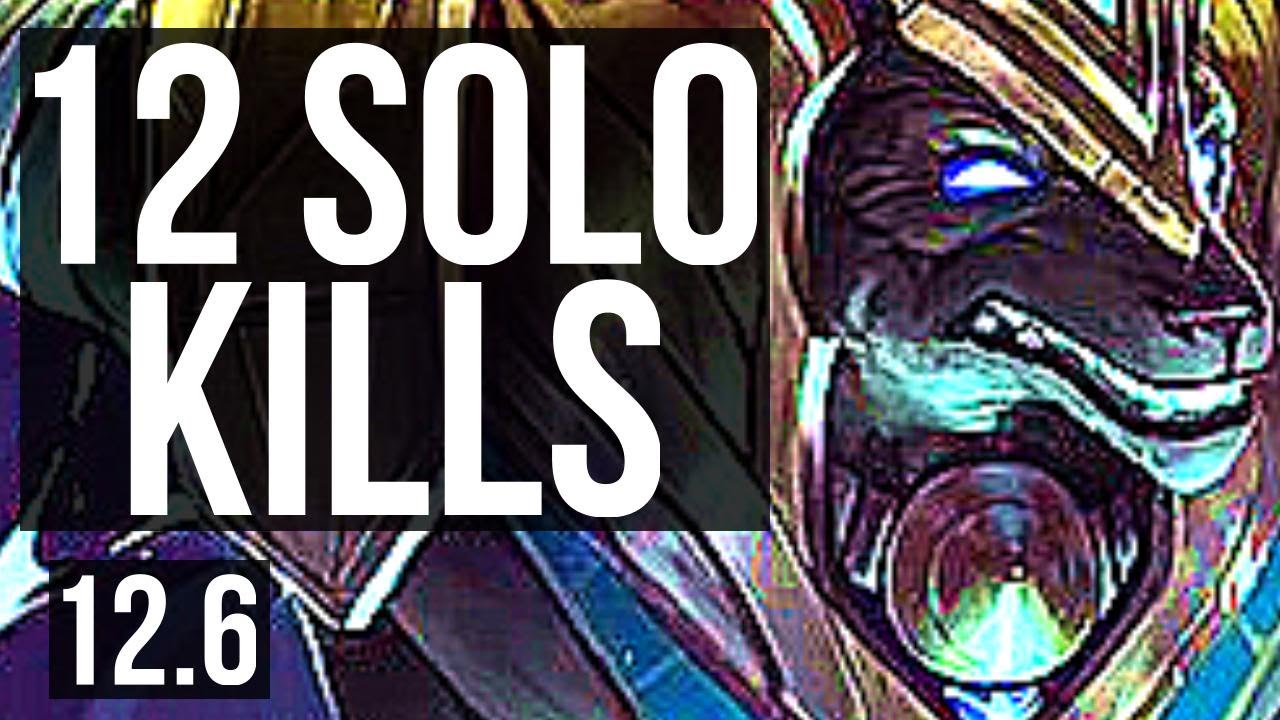 NASUS vs DRAVEN (TOP) | 12 solo kills, 700+ games, Godlike, 15/3/2 | BR Diamond | 12.6