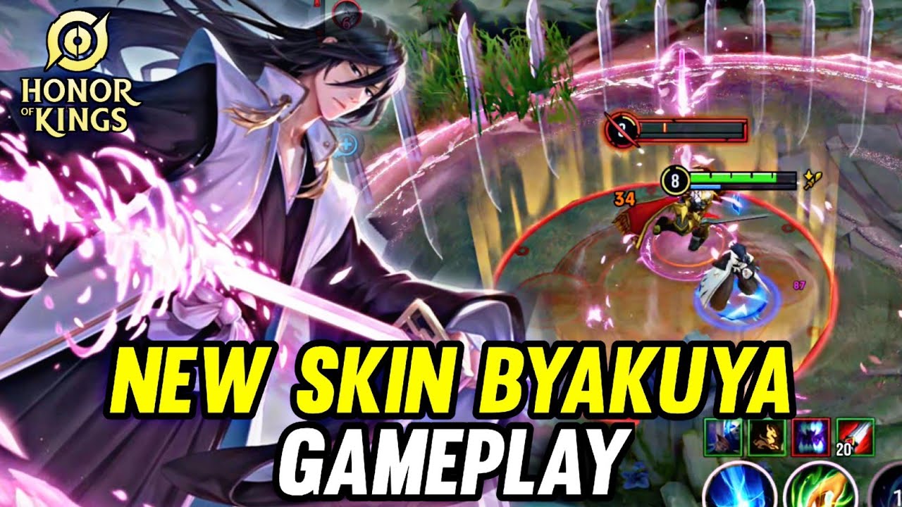 HOK : NEW SKIN FEYD X BYAKUYA GAMEPLAY - HONOR OF KINGS