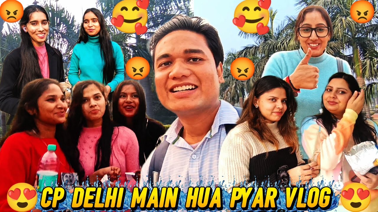 😍Cp Delhi Main Hua Pyar😍 // Cp Funny Girl Reaction Vlog // Mujhe Hua Pyar // Vivek Dada Vlogs 