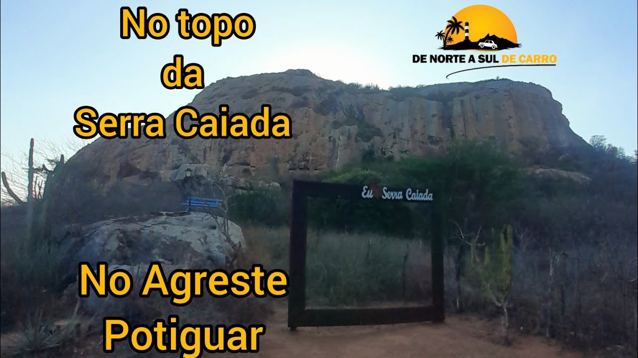 No topo da Serra Caiada-RN