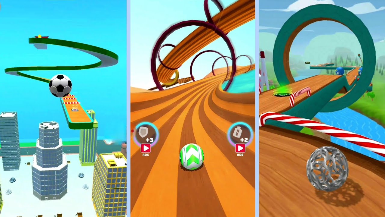 ⚽️Spin Bonus 💥VS Sky Rolling Ball 3D VS Racing Ball Master 3D VS Sky Ball Jump💣🎳🥏 44