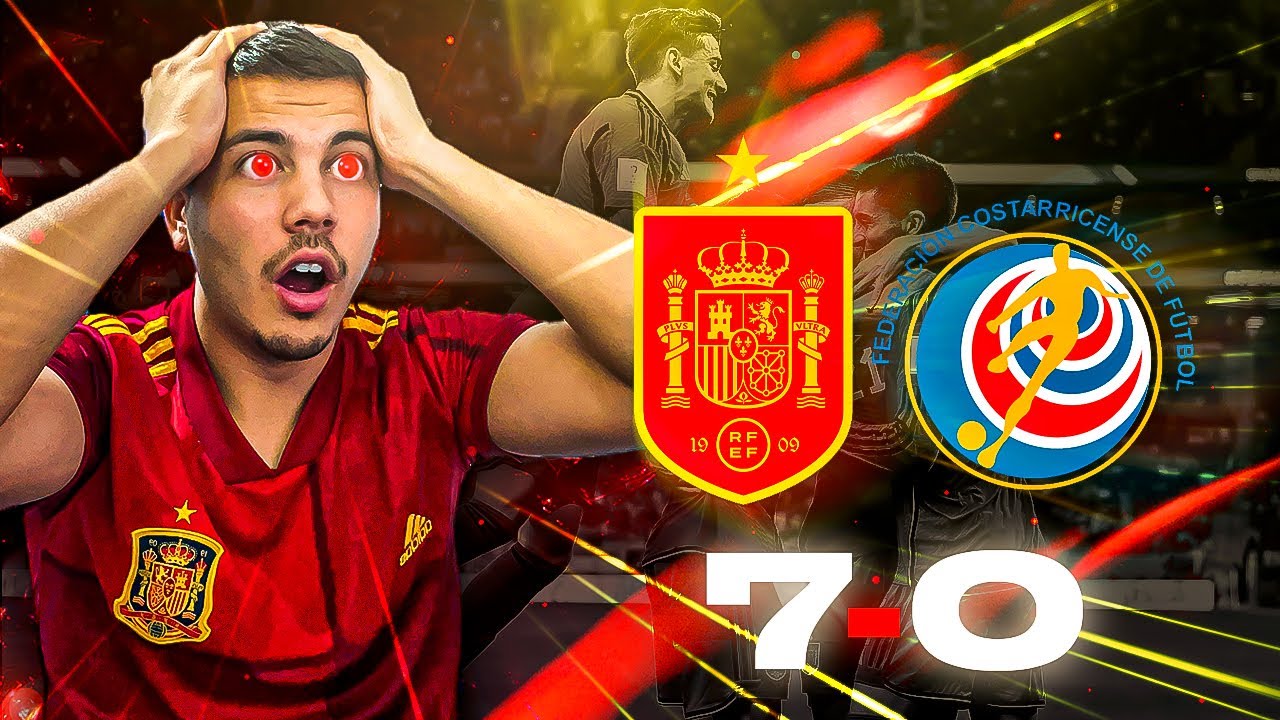 Mi Reaccion al ESPA&Ntilde;A 7-0 Costa Rica!! Luis Enrique mi nuevo DIOS
