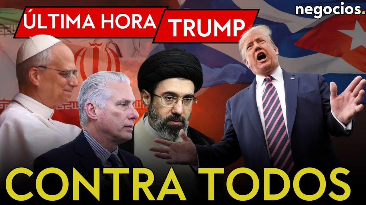 &Uacute;LTIMA HORA TRUMP | Bloquea a Ir&aacute;n, niega pedir perd&oacute;n al Papa y se&ntilde;ala su nuevo objetivo militar