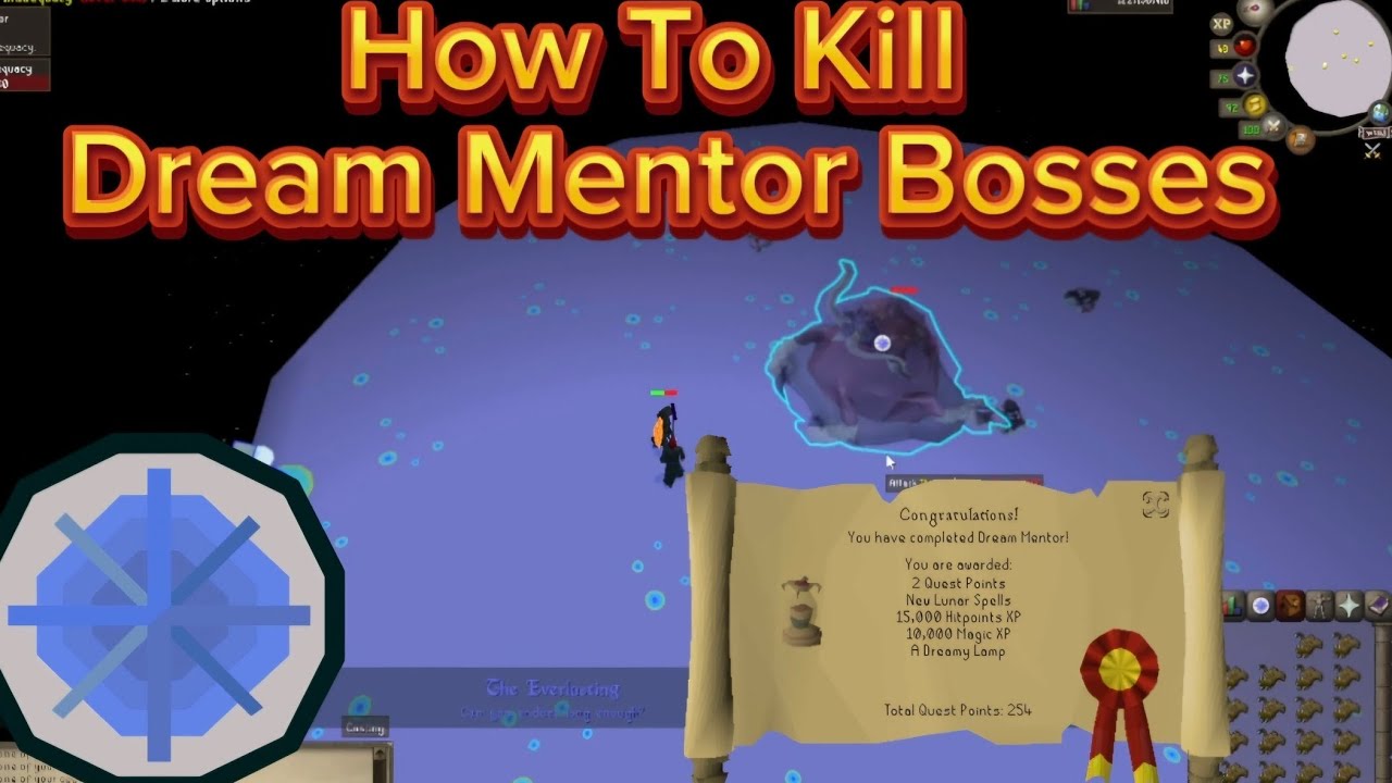 How To Kill Quest Bosses on osrs ( Dream Mentor  )