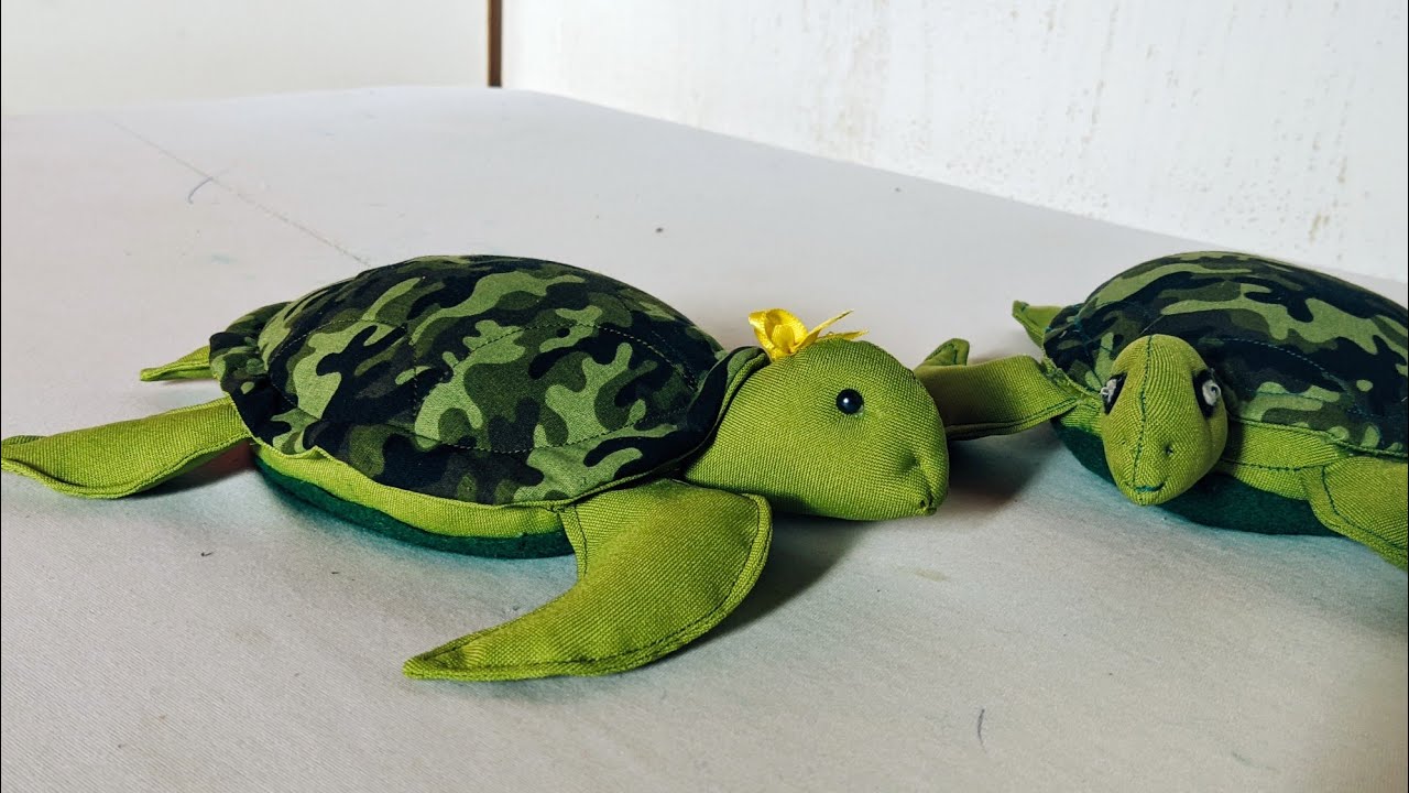 🐢 Tartaruga Peso de Porta | Passo a Passo
