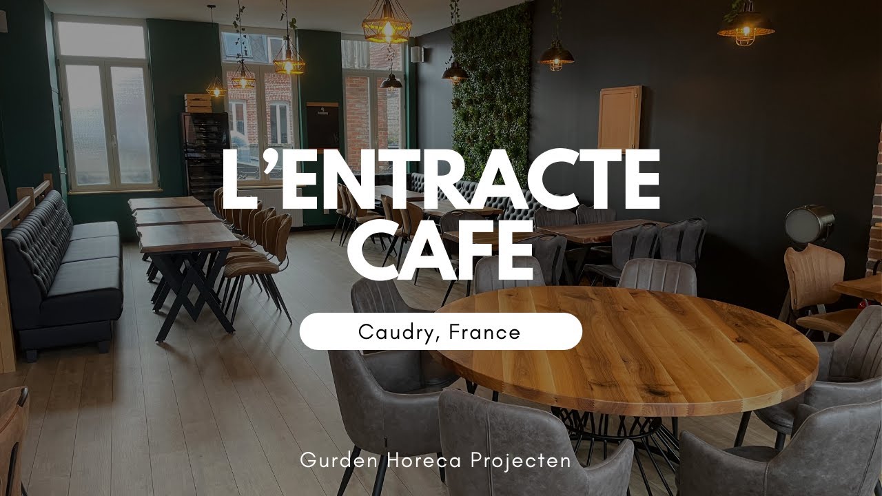 Discover the Cozy Transformation of L'Entracte with Gurden! 📍Caudry, France