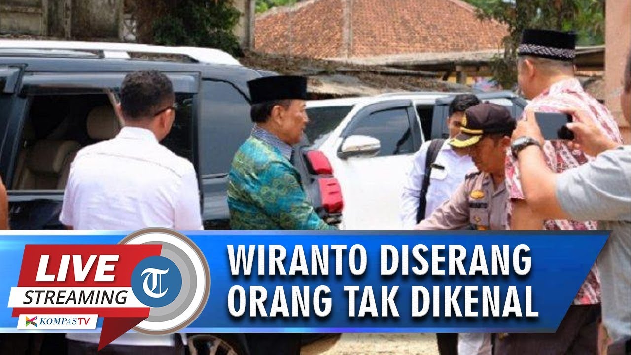 Menkopolhukam Wiranto Diserang Orang Tak Dikenal di Pandeglang Banten