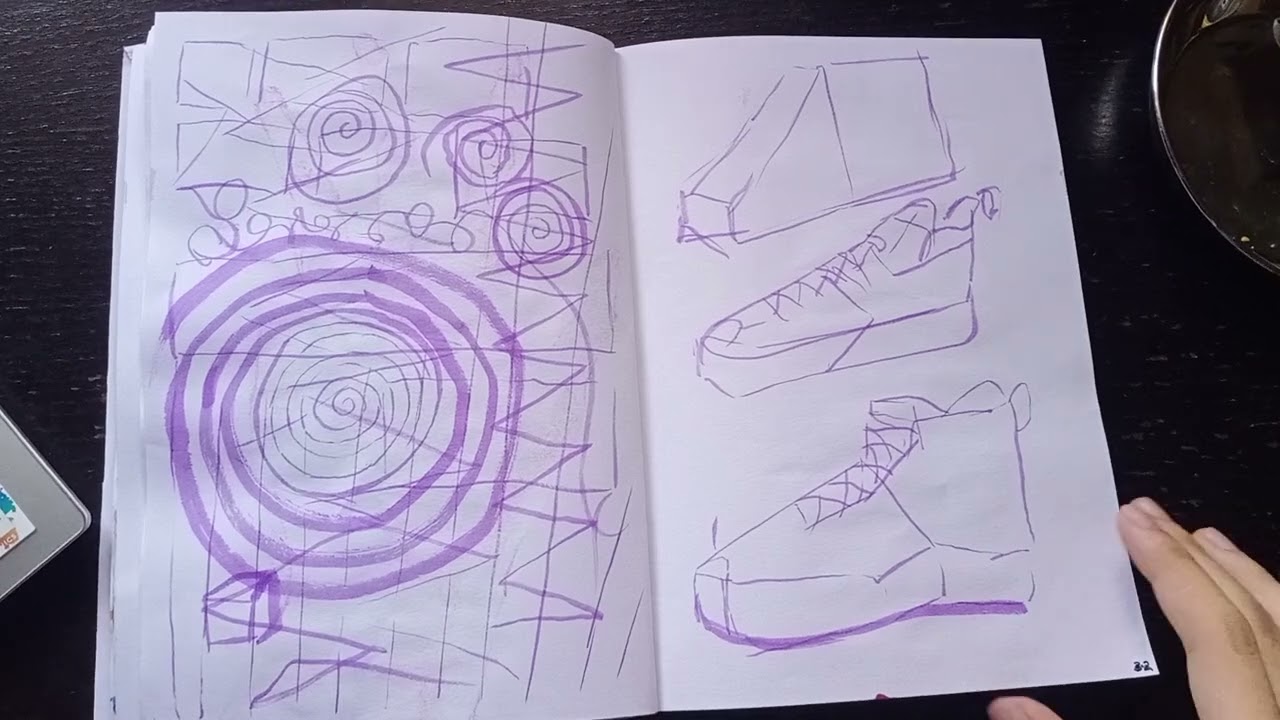Study Sketch some shoes