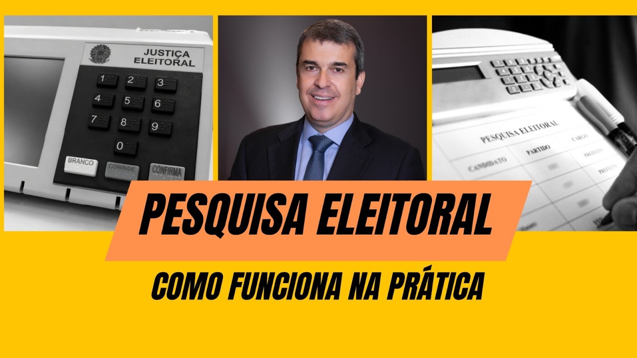 Como funciona na prática fazer uma pesquisa de intenção de voto no Brasil em ano de eleição