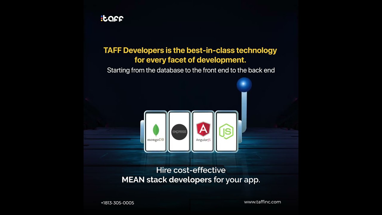 Redefine your app&rsquo;s potential with #TAFF's  #MEAN stack developers to revolutionize your app.