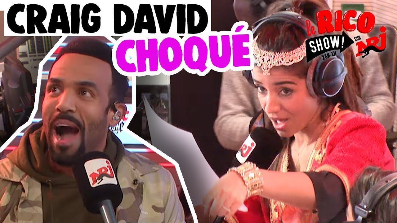 Craig David choqué par la cover de Sarah - Le RicoShow sur NRJ