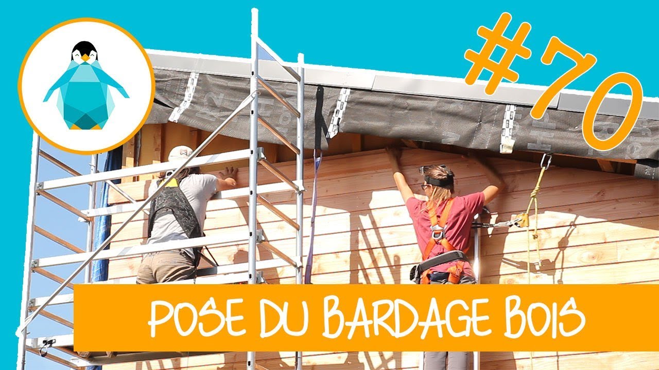 Pose bardage bois en Douglas hors aubier - LPMDP #70