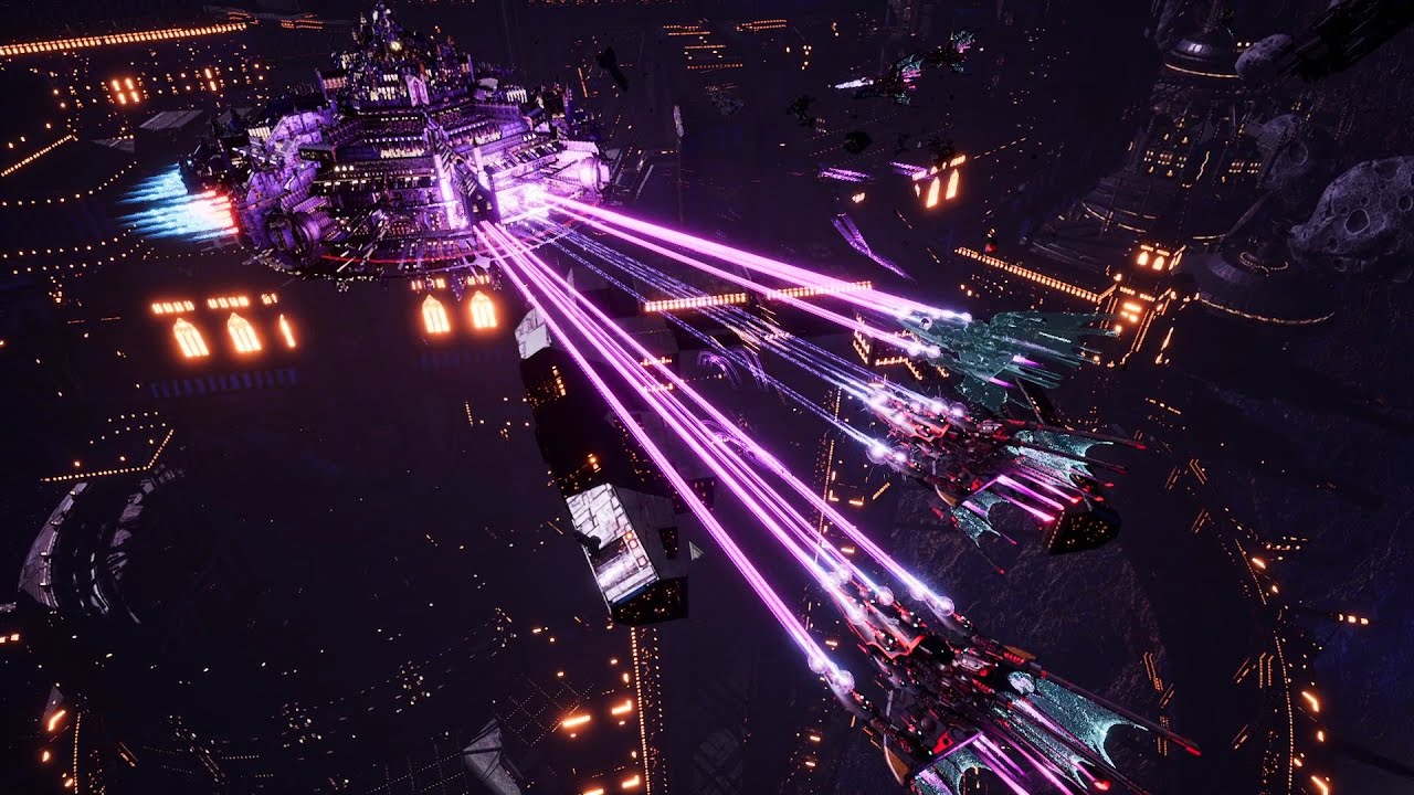 Mega Mod: Eldar Corsairs vs Space Marines! - Massive Battle, Skirmish, Battlefleet Gothic Armada 2