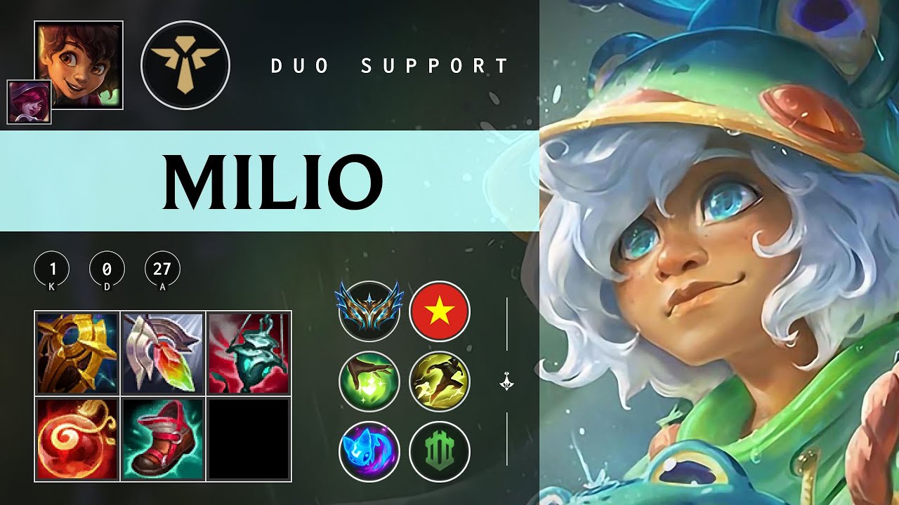 Milio Support vs Bard - VN Challenger Patch 25.23
