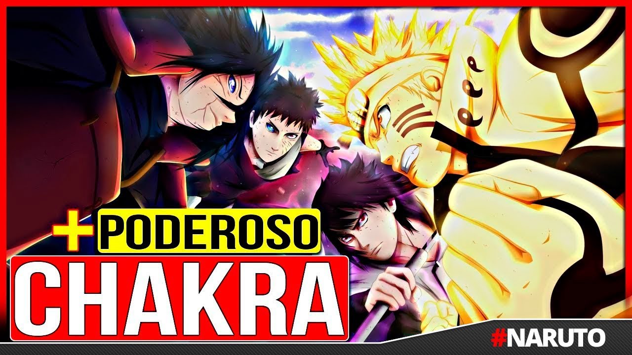 Naruto: TOP Personagem com Mais CHAKRA do Anime  | Canal TOP 10 🙌