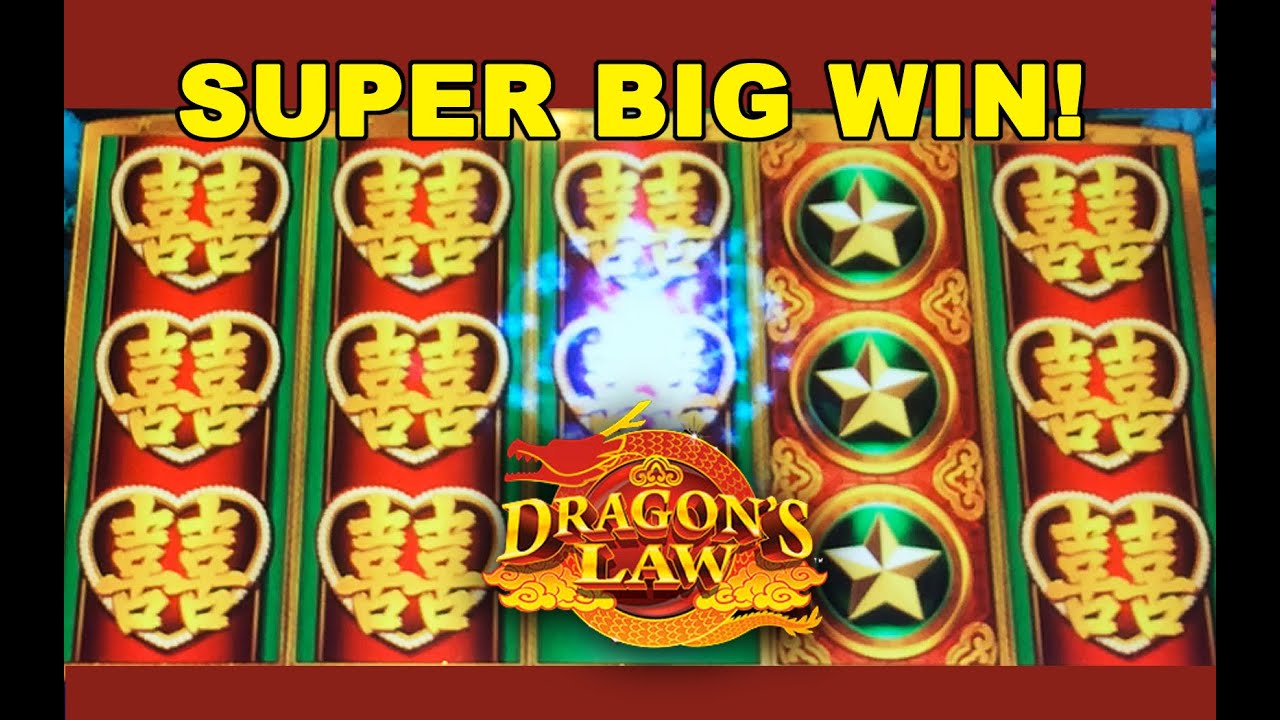SUPER BIG WIN! - Dragon's Law - Slot Machine Bonus