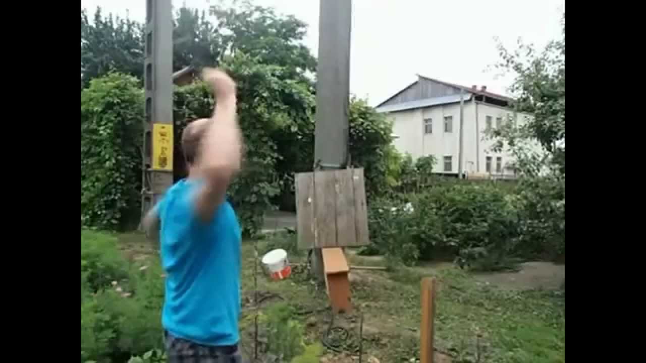 Throw deadly iron / Aruncare ciobaneasca cu dalta spitz