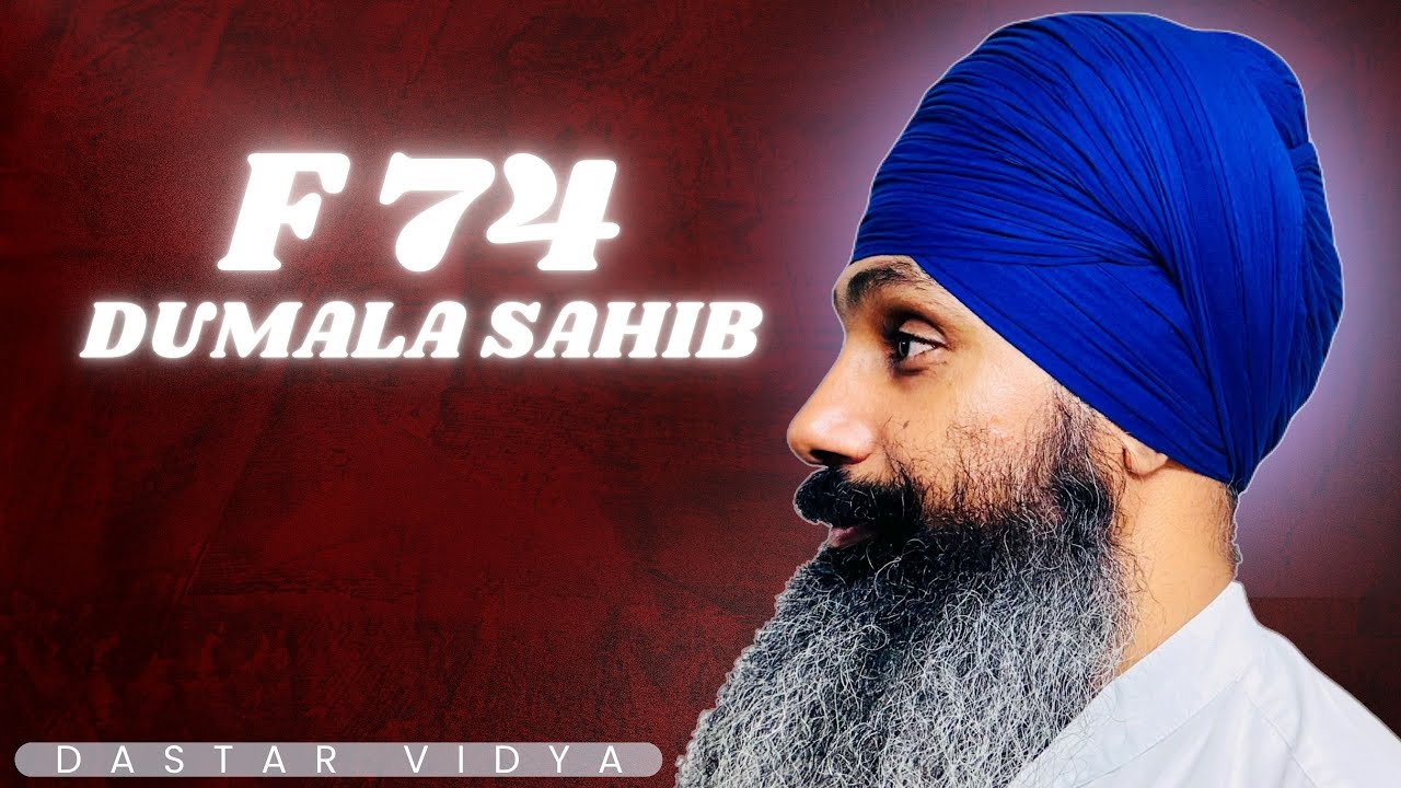 How to tie Jangi Dumala Sahib (With F74 Cloth). Step by step tutorial