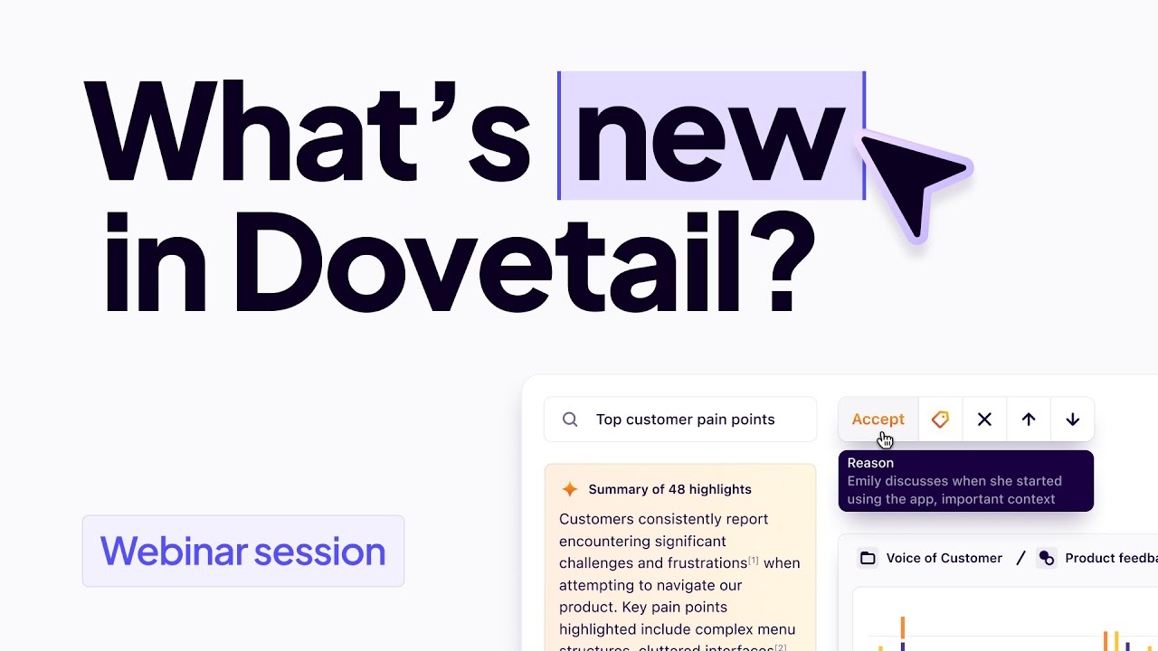 Webinar: What's new in Dovetail? - May 2024