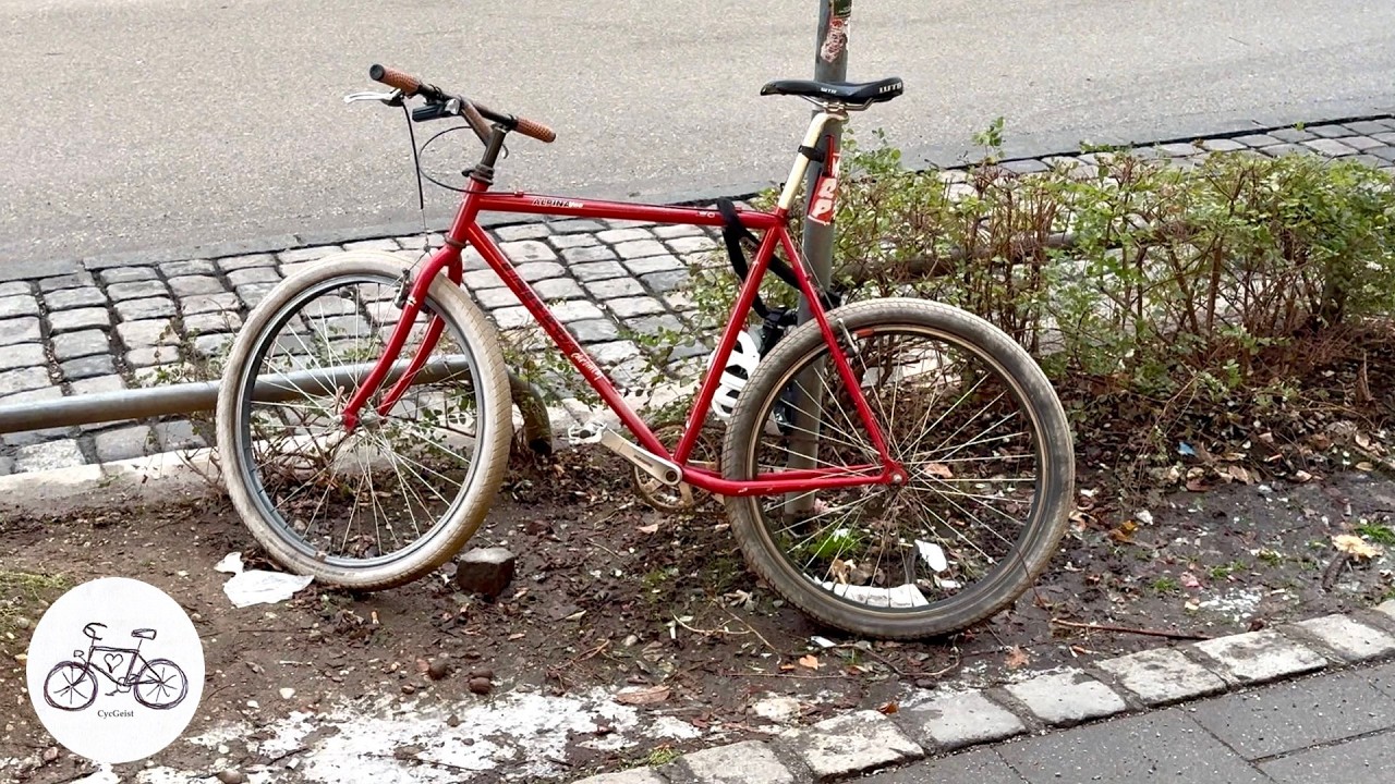 I took a walk and spotted good winter bikes in Munich