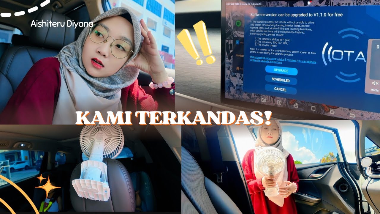 Akhirnya… BYD M6 kami terkandas…