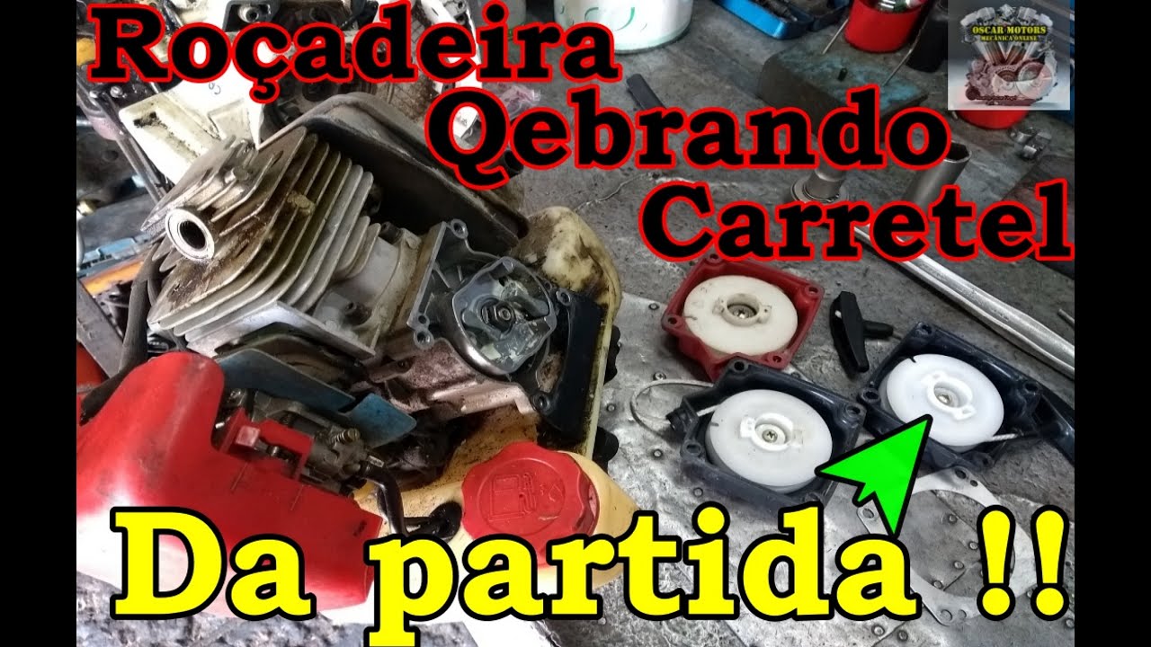 Roçadeira Quebrando Carretel da Partida!