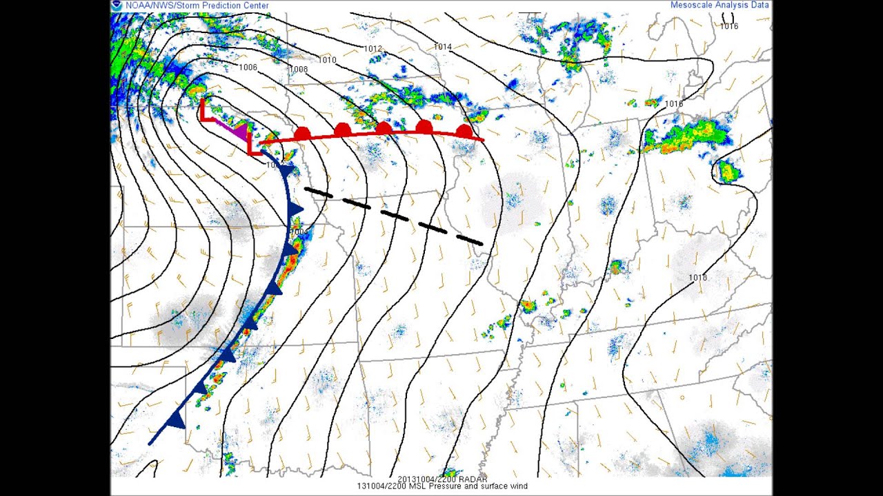 Surface Analysis: October 4th, 2013 Tornado Outbreak