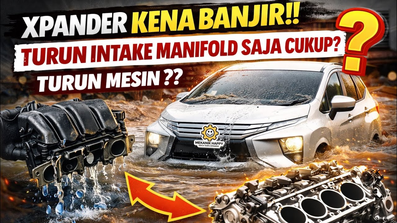 Xpander Kena Banjir! Cukup Turun Intake atau Harus Turun Mesin? Ini Faktanya! // 