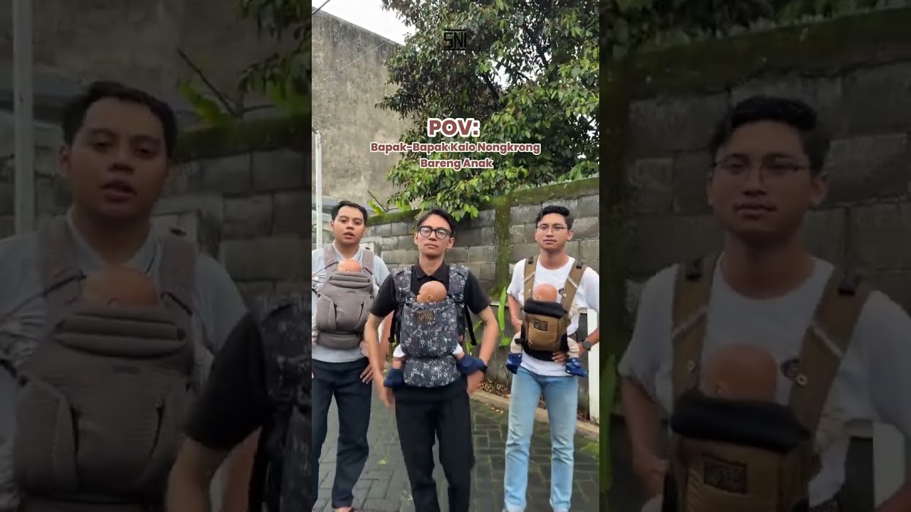 Rekomendasi Gendongan Bayi CuddleMe - POV: Bapak-bapak kalo nongkrong bareng anak 