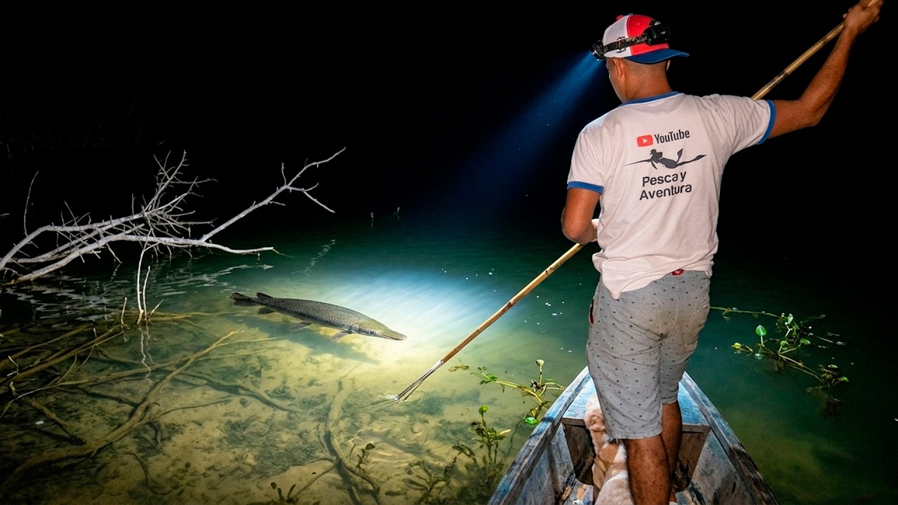 Pesca con Lanza Artesanal: Enfrentando un Pez MONSTRUO en Aguas Peligrosas