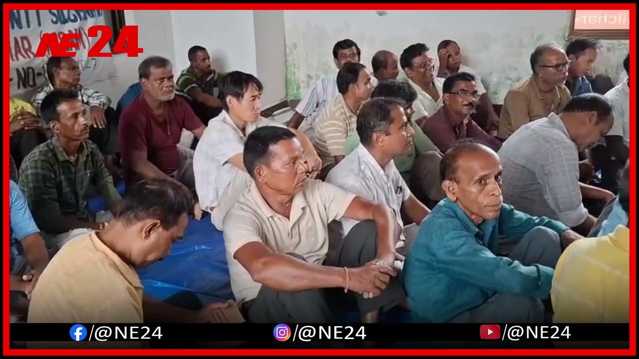 NIT Workers Union Members on hunger strike