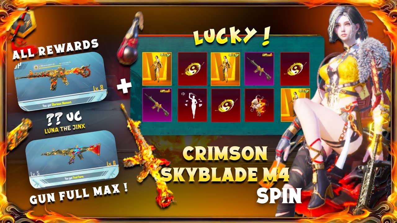 NEW GILT M4 SPIN | TIGER M4 | FIRE M4 FULL MAX | UC UP EVENT ? | PINK VOUCHER ?
