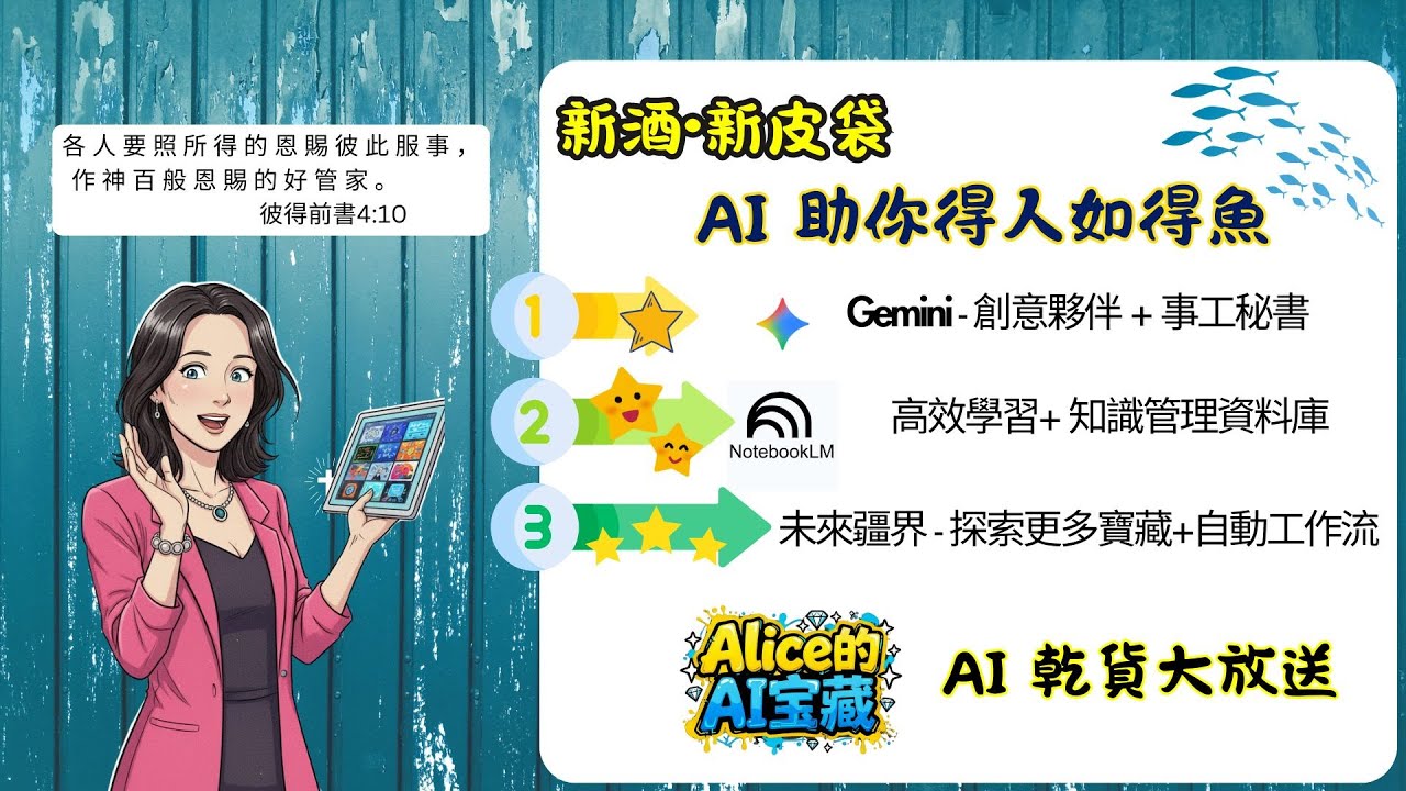 2025 AI 新生產力：Gemini + NotebookLM 深度整合 Google Workspace 實戰秘籍！ #Gemini   #NotebookLM  #AI工具 #生產力提昇
