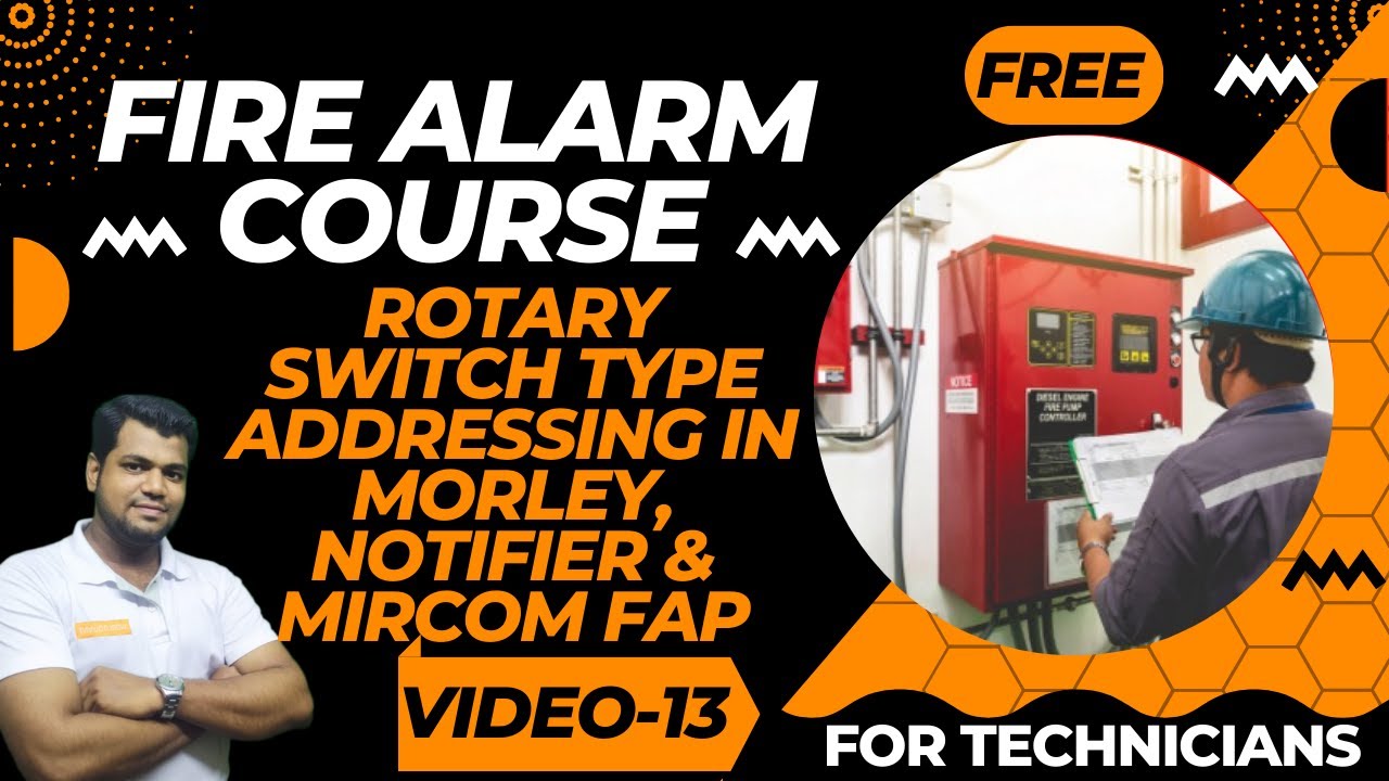 Rotary Switch Type Addressing in Fire Alarm System | FREE Online Course | By Ansari29 | Video-13