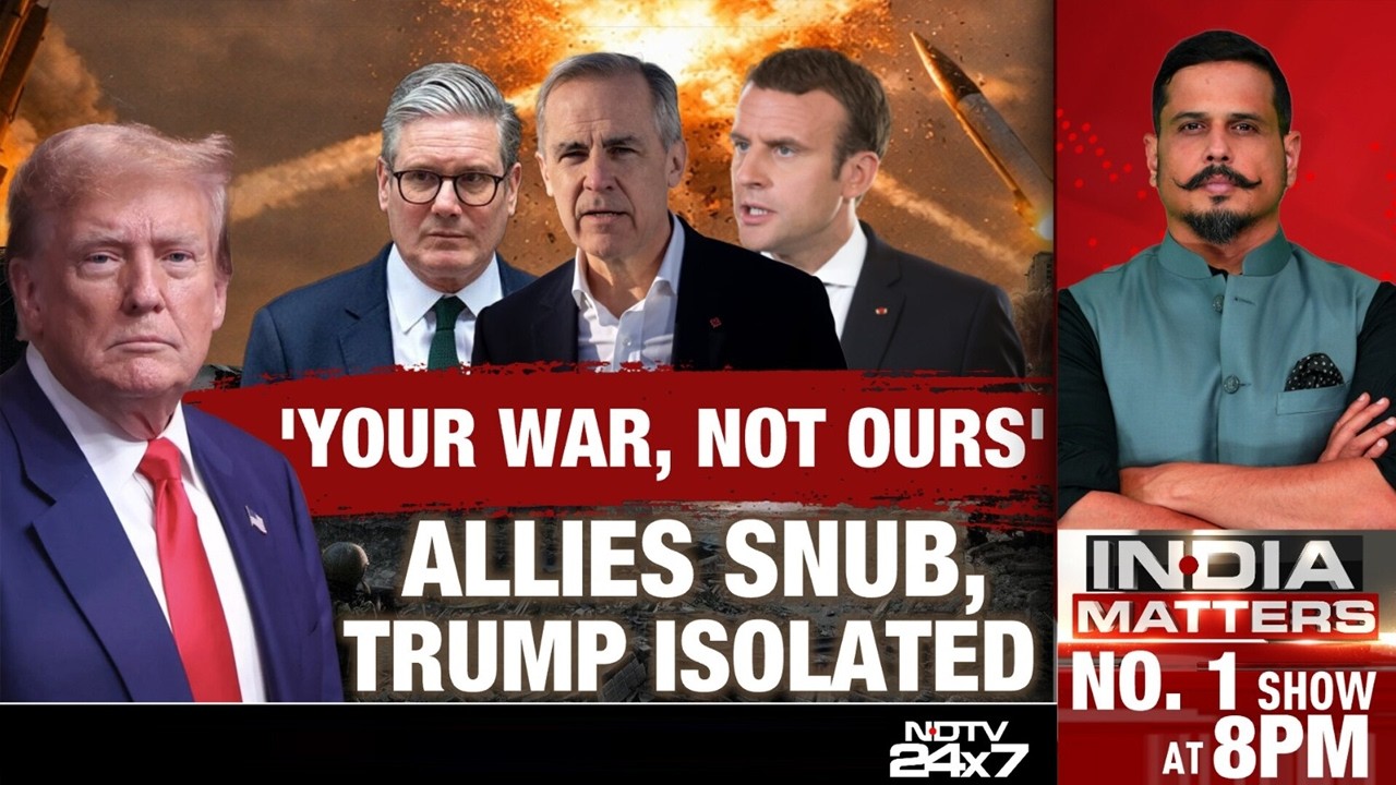 US Iran War LIVE | NATO Nations Snub Donald Trump | Trump Fumes At NATO Allies