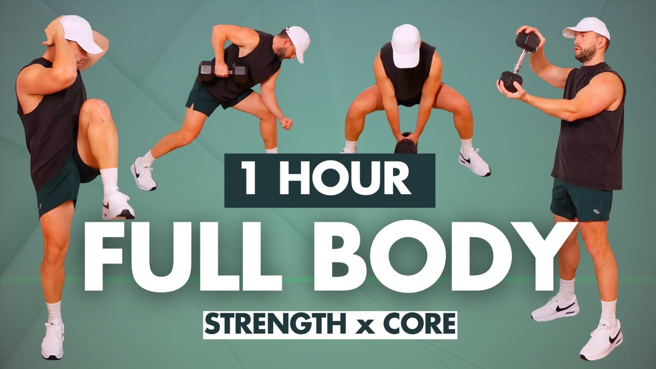 1-Hour Full Body Strength & Core Workout | Build Power, Stability & Endurance