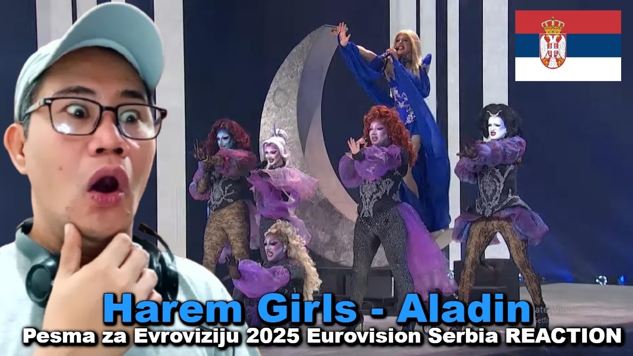 Harem Girls - Aladin - Pesma za Evroviziju 2025 Eurovision Serbia REACTION