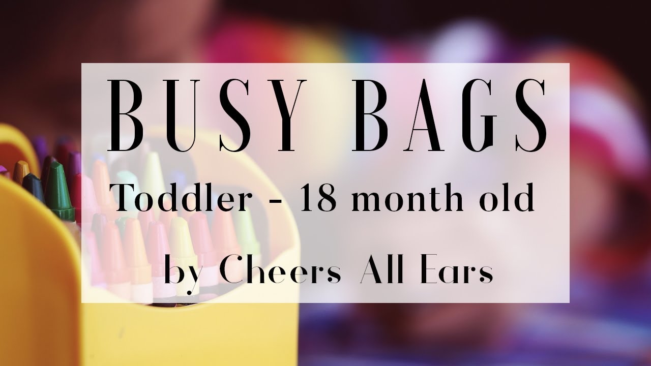 Toddler Busy Bag I Travel Activities I Airplane or Roadtrip Ideas I Creative Play I Packing Video