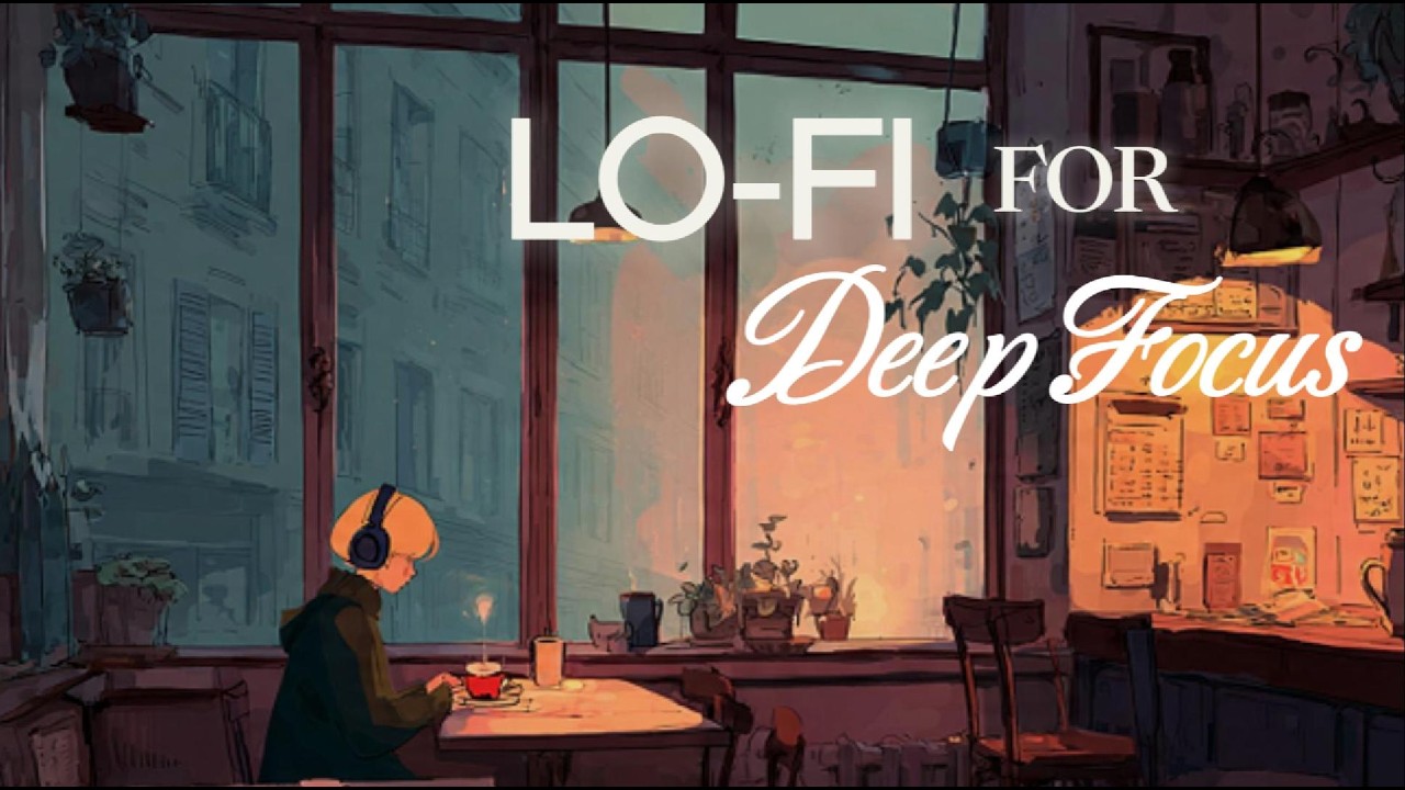 Lo-Fi Café Ambience for Deep Focus, Study & Relax ☕📚 | Lo-Fi for Deep Focus” e “Calm Your Mind