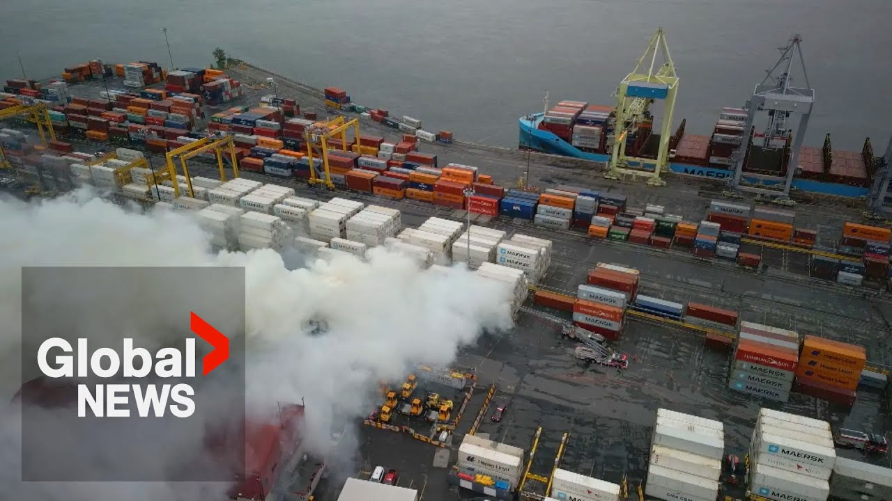 Port of Montreal lithium battery fire leaves residents with more questions than answers