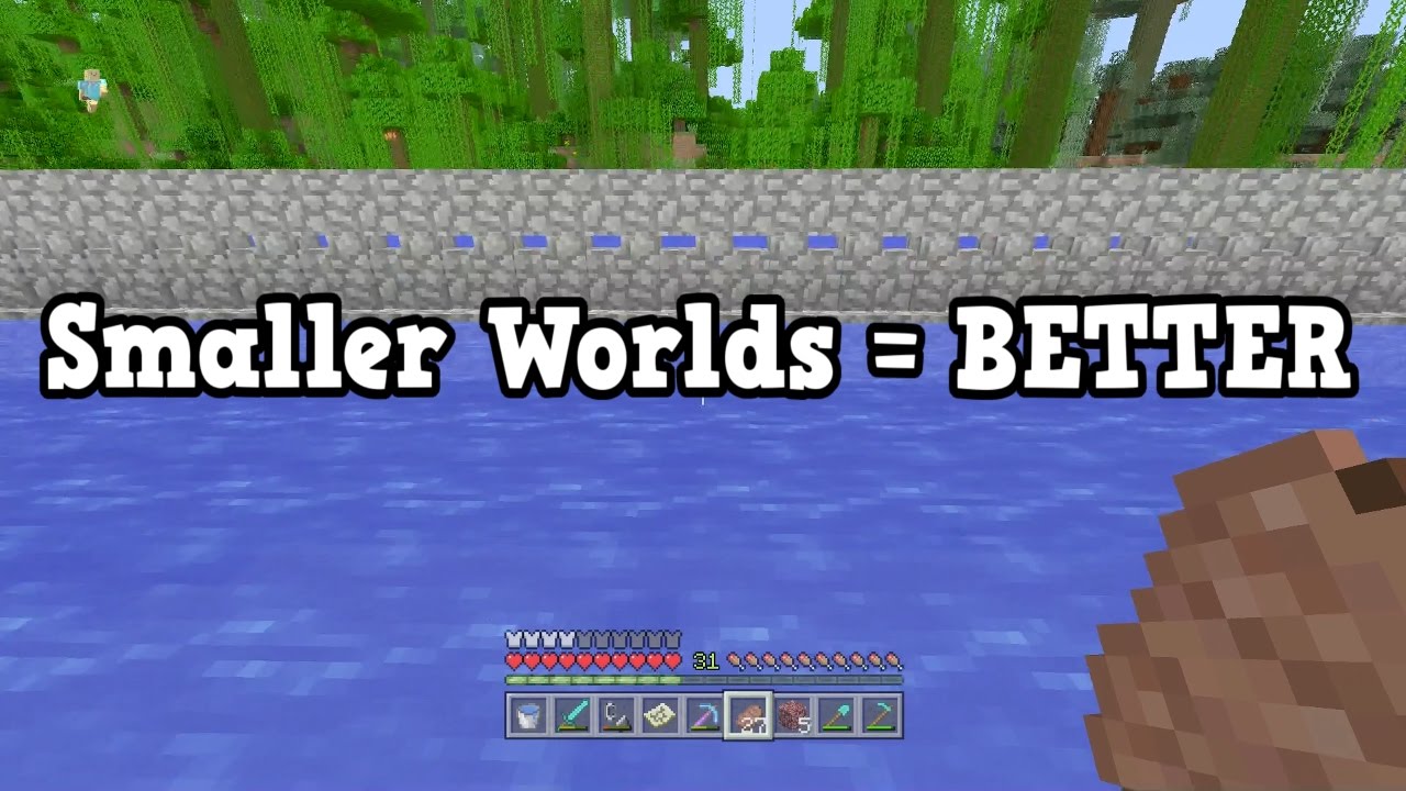 Minecraft Console - Why Smaller Worlds Are BETTER?!