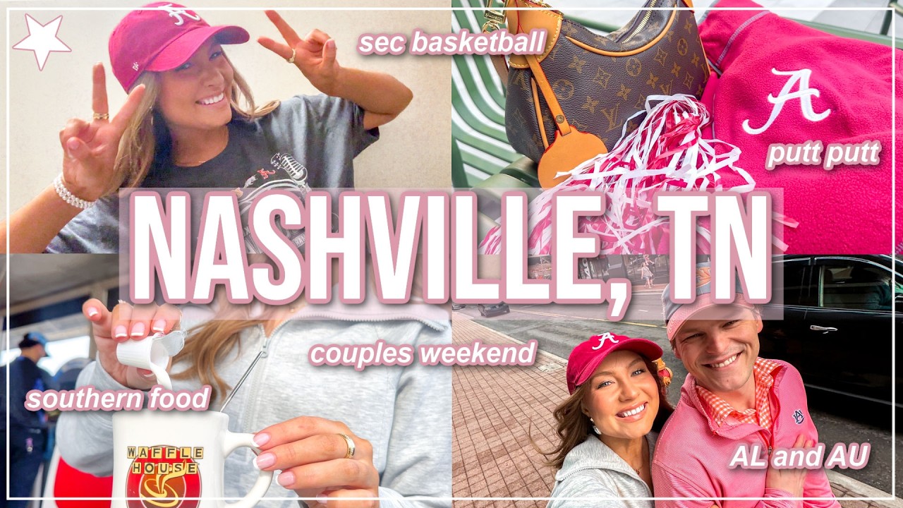 Nashville Couples Weekend!🐄 | SEC Championship, Escape Rooms, Putt Putt, Duck Pins | Lauren Norris